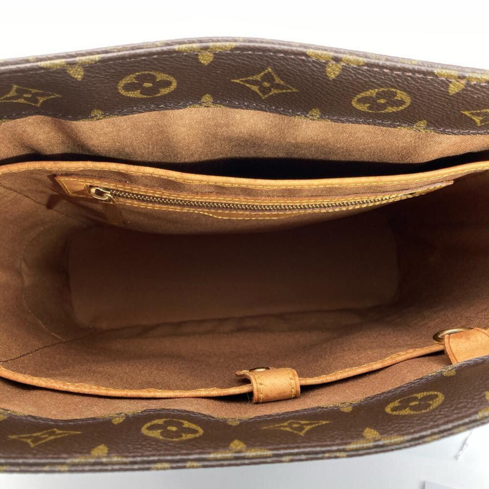 LOUIS VUITTON Authentic Brown Monogram Canvas Tote Bag - Picture 5 of 9